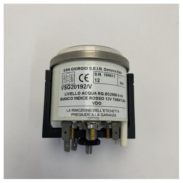 サン・ジョルジョ VSG2019/W ホワイト水タンクレベルインジケーターゲージ