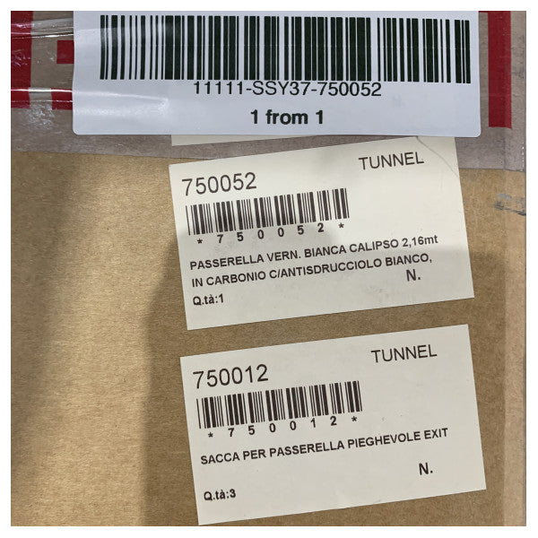 Exit Carbon Calipso Hiilikuitu Kokoontaitettava Silta 2.16M Valkoinen Pinnoitettu - 750052