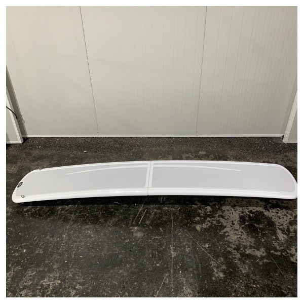 Saída Carbon Calipso Passarela Dobrável de Carbono 2,16M Branca Revestida - 750052