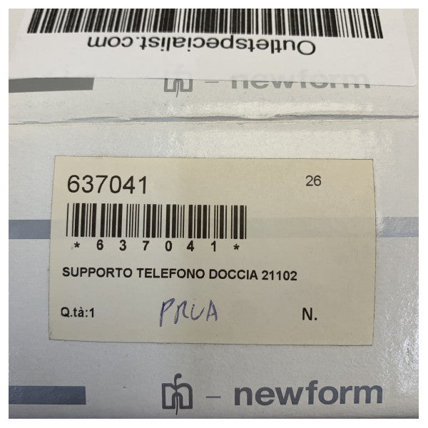 Soporte de ducha de acero inoxidable Newform X-Steel - 21102.21.018