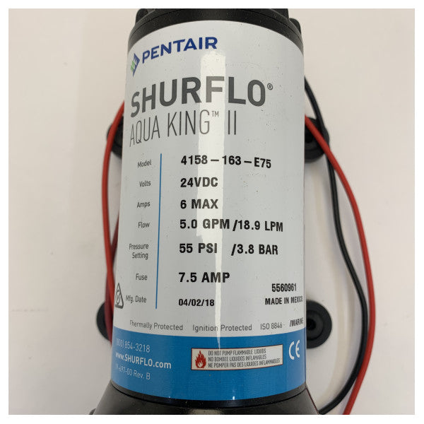 Shurflo Aqua King II Supreme 19L/min 24V Sustav crpke za slatku vodu