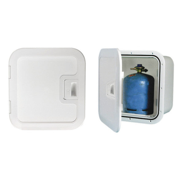 Osculati 5025300 Build-In Plastic Locker għall-Bottijiet tal-Gass b'Venti