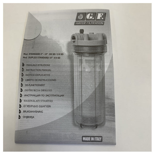 Elemento di filtrazione dell'acqua GF Blu - 8500-9000