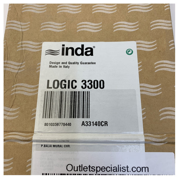 Inda Chrome Fast Toiletbørsteholder med Børste - A33140CR