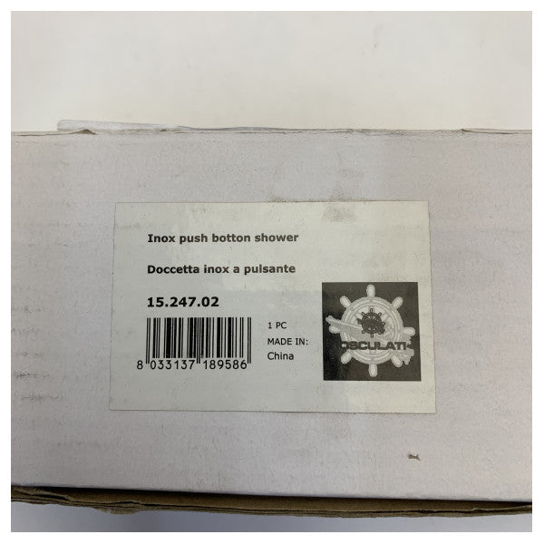 Osculati 1524702 stalowa, wysuwana głowica prysznicowa