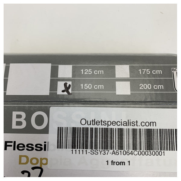 Tubo doccia flessibile in cromo Bossini 150 cm - A61064C000300