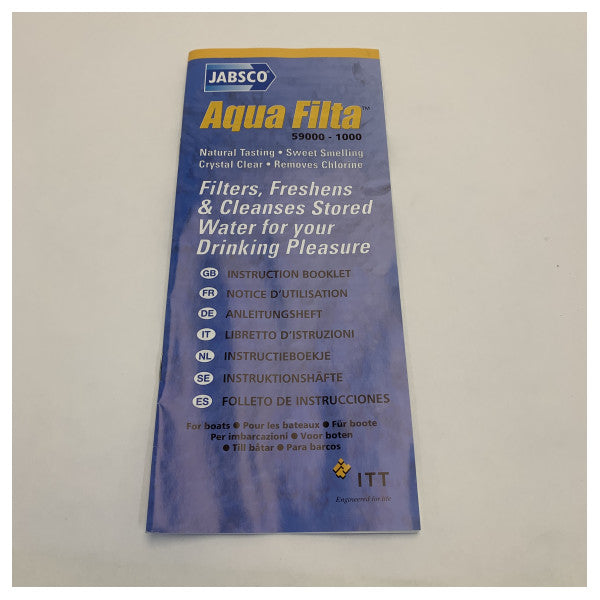 Jabsco 01659-00004 Aqua Filter Ferskvannsfilter