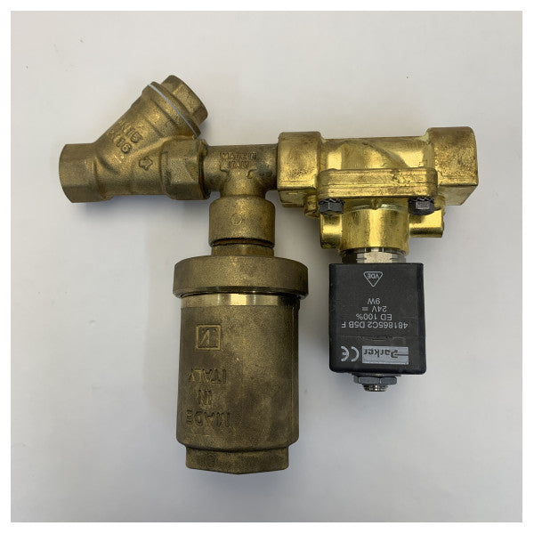 Βαλβίδα εισόδου φρέσκου νερού 24V Solenoid Planus PW.018.00 για ηλεκτρική τουαλέτα