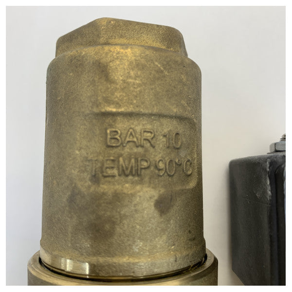 Βαλβίδα εισόδου φρέσκου νερού 24V Solenoid Planus PW.018.00 για ηλεκτρική τουαλέτα