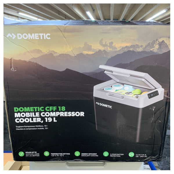 Dometic صندوق تبريد مكثف CFF-18 سعة 19 لتر 12/24/230 فولت رمادي - 9620001948