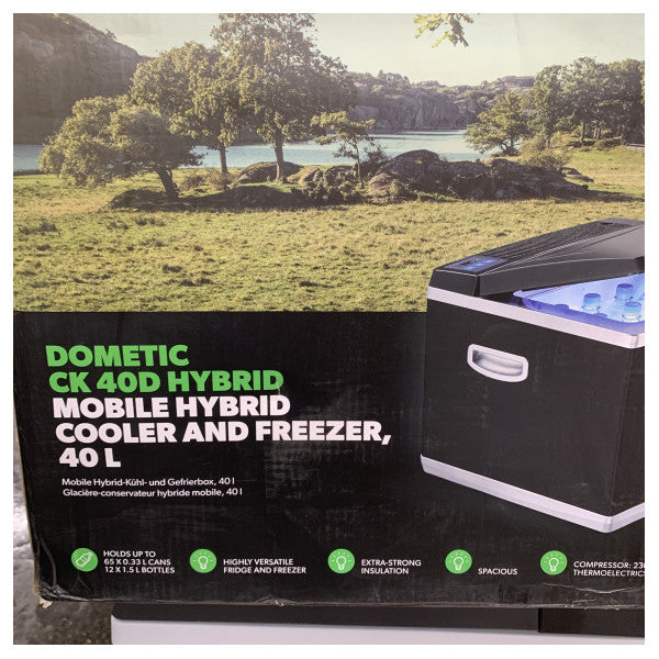 Dometic CK40D CoolFun Hybrid Kompressor Køleboks 40L Sort - 9600000774