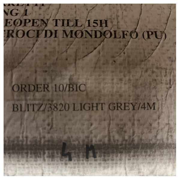 Килим BIC BLITZ 3820 світло-сірий 3850 x 2450 мм