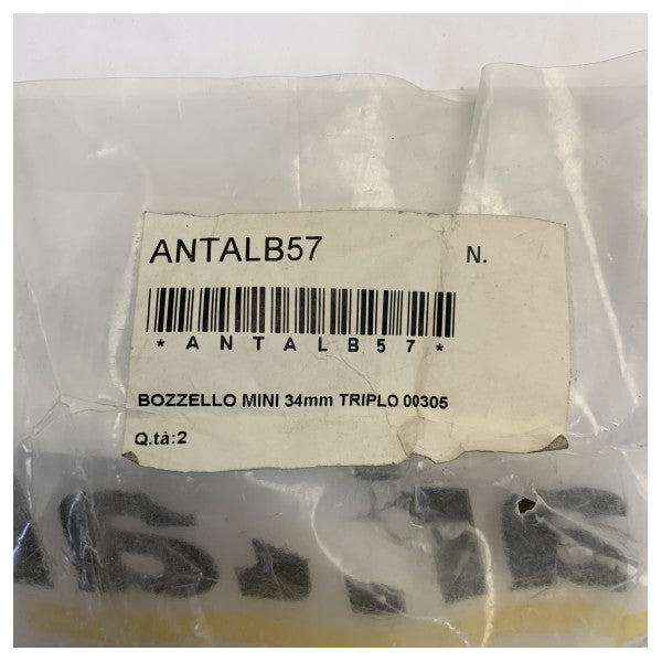 Antal Mini Tripple Sheave Block 34x6 34 mm - 00305