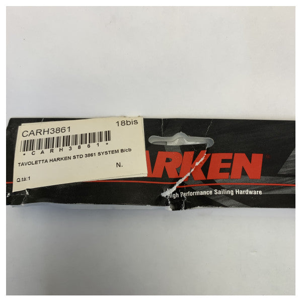 Harken 3861 Web-On Κεφαλή Πλάκα Τυπική Μαύρη
