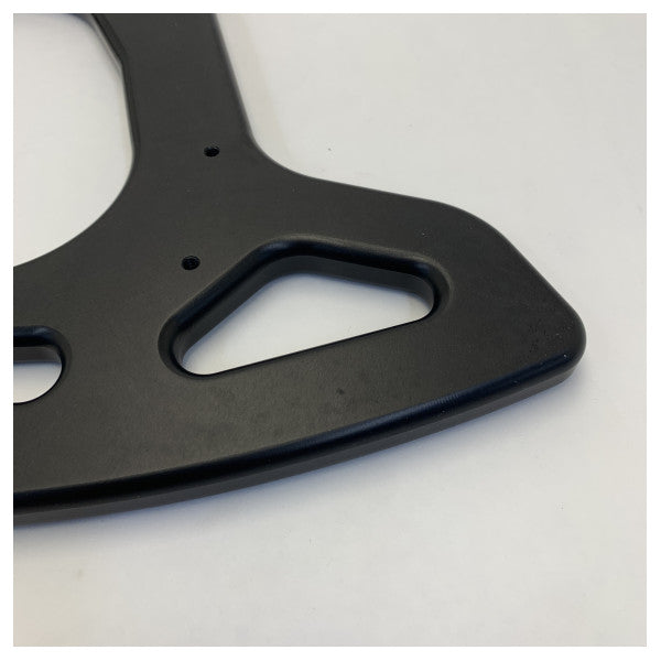 Harken 3876 Plaque de tête Web-On Standard Noir