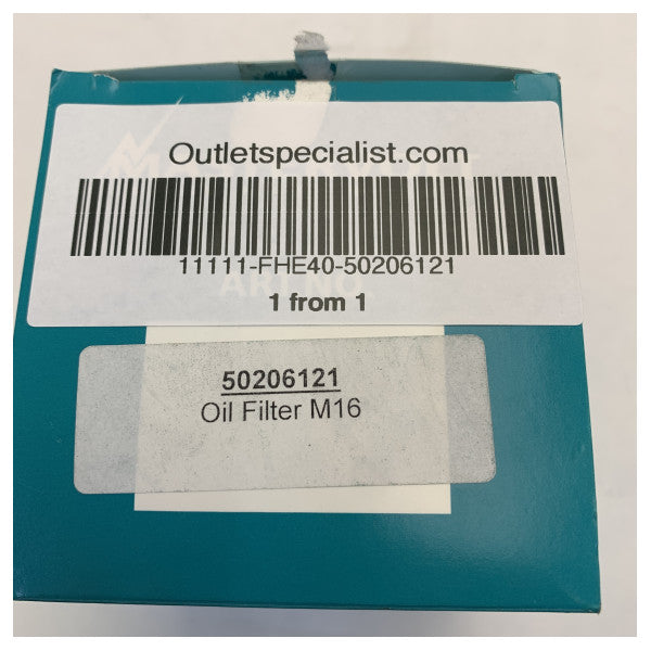 Whisper Power Mastervolt 50206121 M16 oliefilter til generator