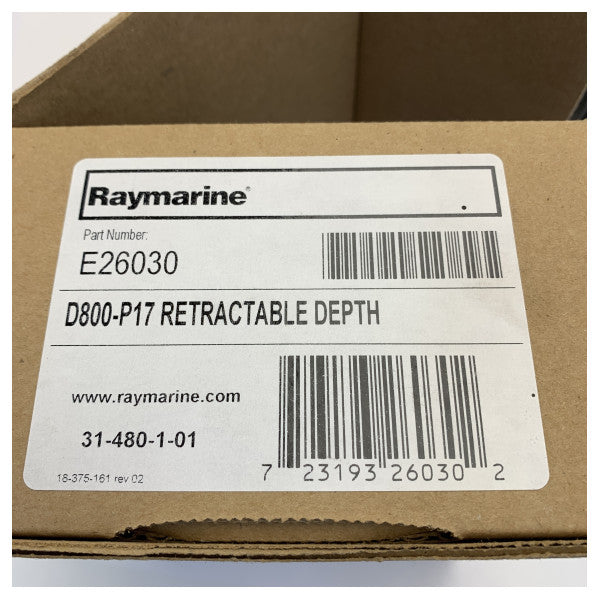 Raymarine E26030 D800/P17 D TH Ανακλινόμενος Αναλογικός Μετρητής Βάθους