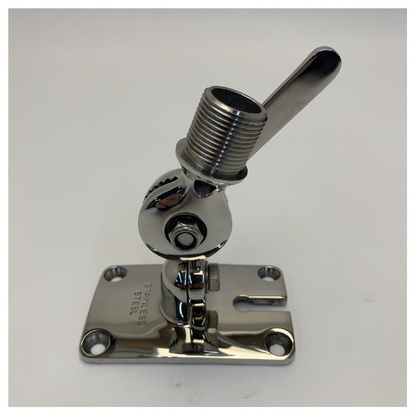 Glomex RA166/00 Yleinen antennitelakka ruostumatonta terästä 4-suuntainen