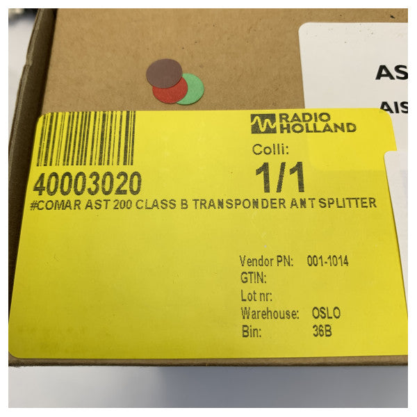Comar AST 200 AIS Trasmettitore Antenna Splitter per sistemi AIS