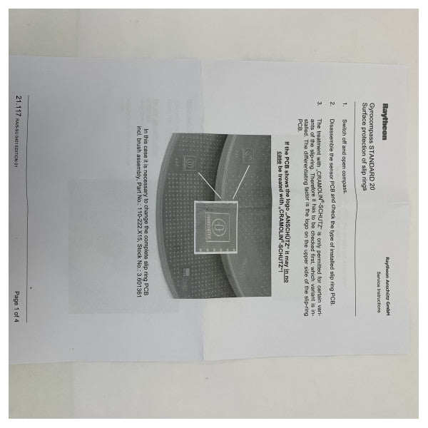 Ρέιθιον Άνσουτζ 110-222.X20 Στρόφαλος με Συναρμολόγηση Βούρτσας