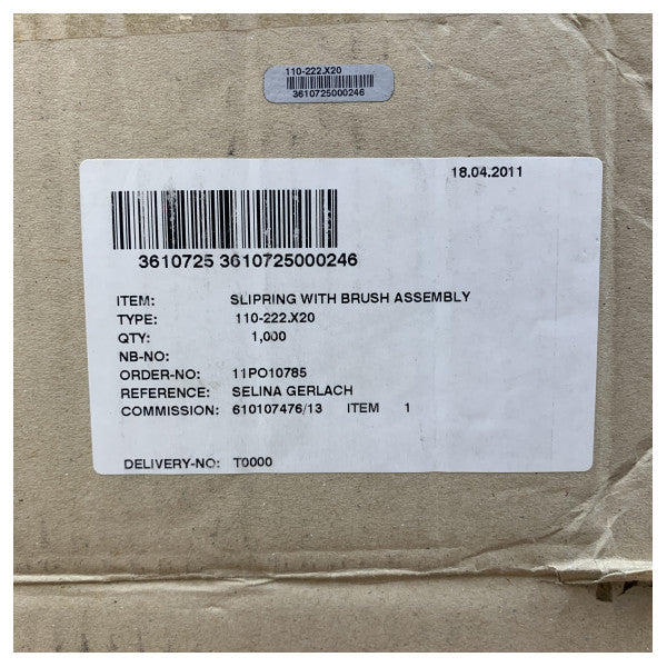 Ρέιθιον Άνσουτζ 110-222.X20 Στρόφαλος με Συναρμολόγηση Βούρτσας