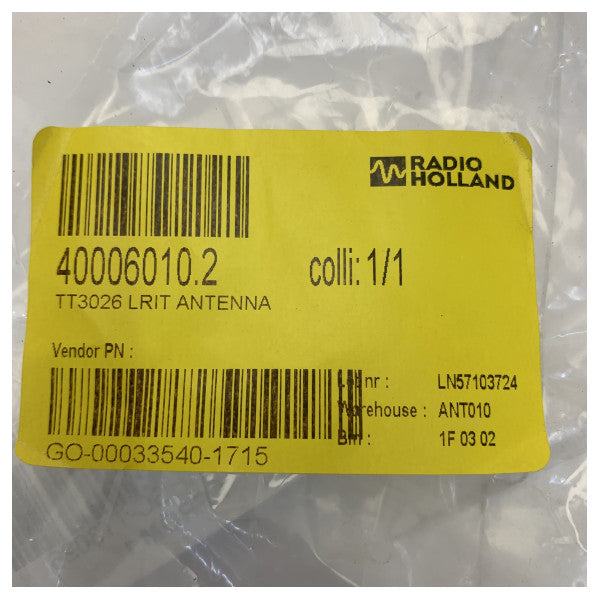 Used Sailor TT-3026C Mini C GMDSS Inmarsat-C antenna