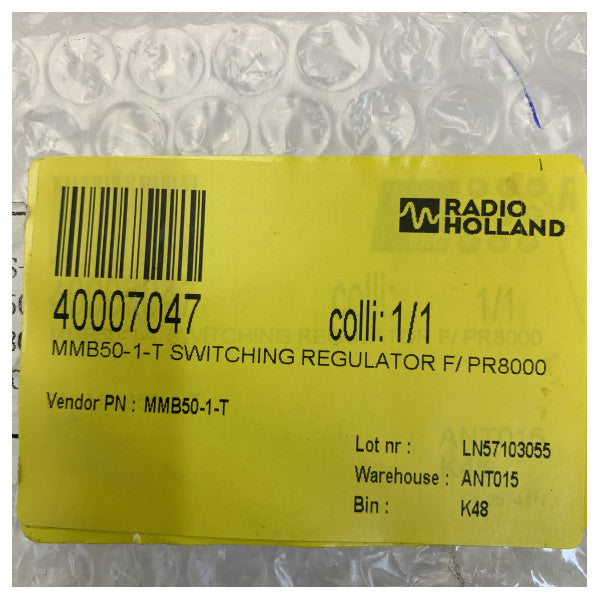Regulador de conmutación de piloto automático Tokyo Keiki PR-8000 - MMB50-1-T