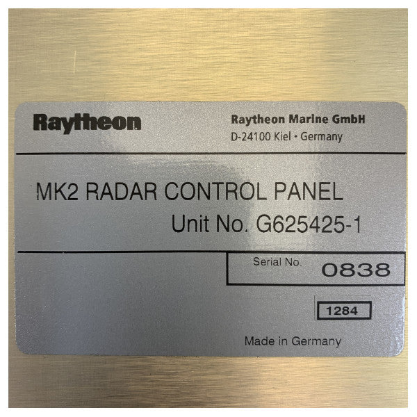 Raytheon Anschutz Mk2 Radar Control Panel Keyboard G625425-1