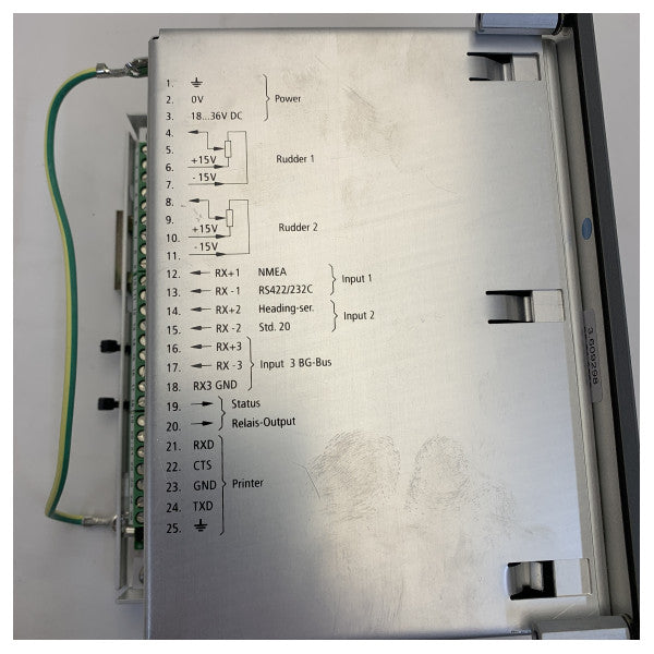 Raytheon Anschutz Course Rudder Printer Display - NA05-U01.NG010