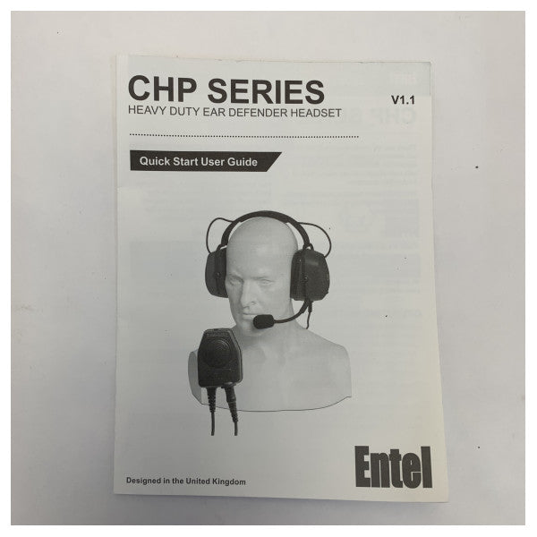 Entel CHPHD Headset Defender with FOX for Portable Radio