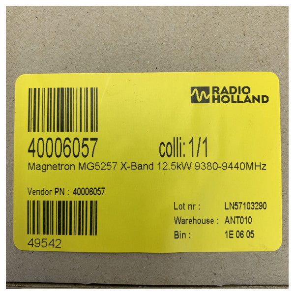 AEP MG5257 X-Band 12,5 kW Radar-Magnetron