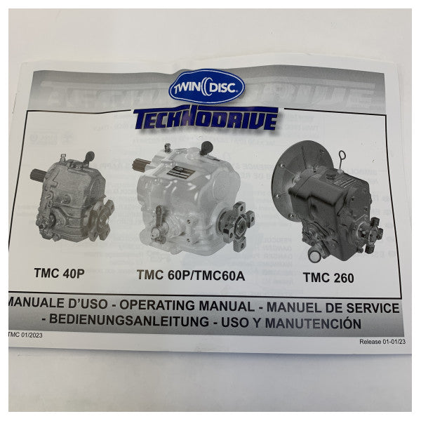 Vetus Twin Disc STM5605 Engine Clutch - Gearbox TMC60-2.45R