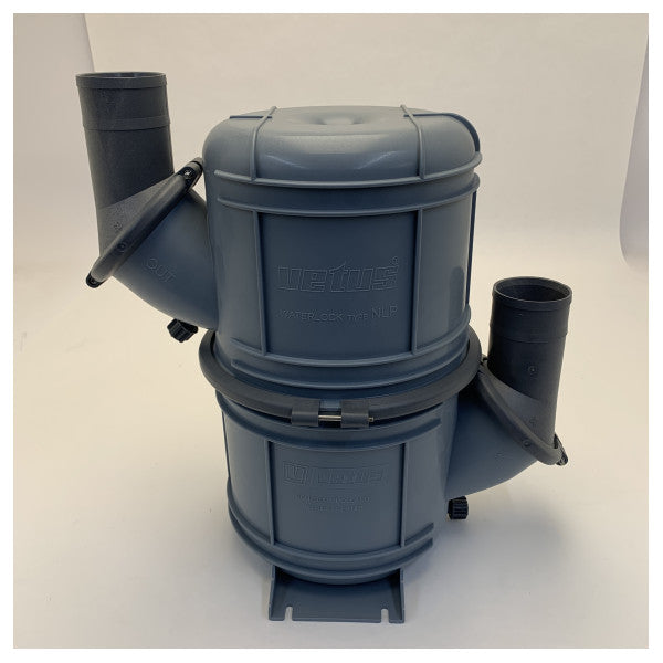 Vetus NLP60 Waterlock / Avgassilencer 60 mm Grå