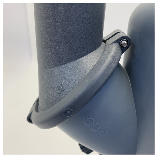 Vetus NLP60 Wasserabsperrventil / Auspuffschalldämpfer 60 mm Grau