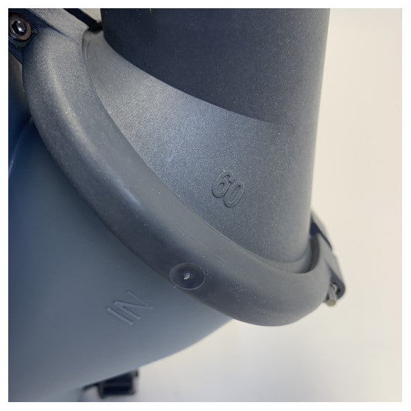 Vetus NLP60 Wasserabsperrventil / Auspuffschalldämpfer 60 mm Grau