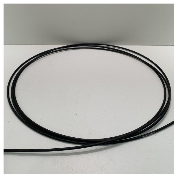 Maxflex 7M manuelt motorstopkabel sort rustfrit stål