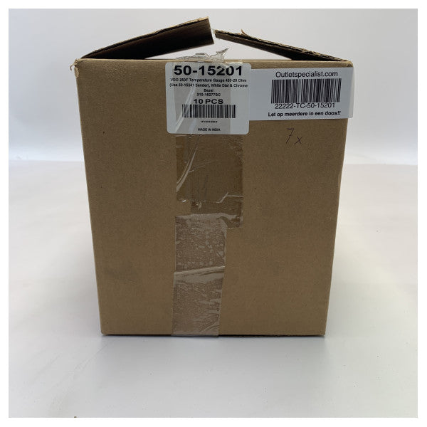 VDO SEACHOISE Pantalla de indicadores de temperatura del motor blanco - 15201