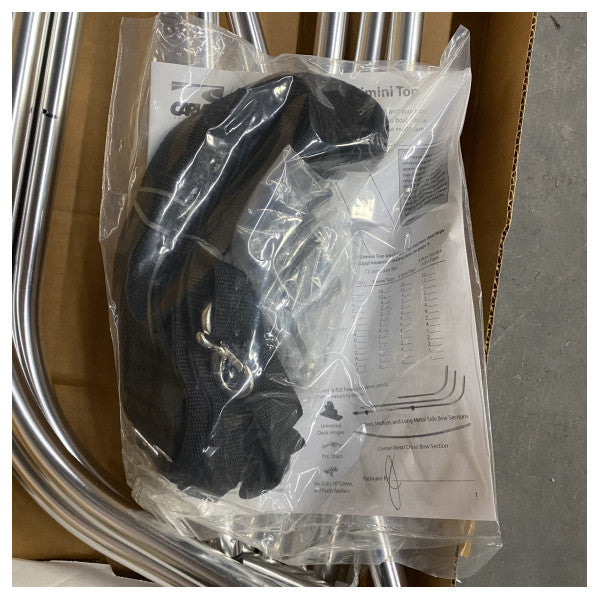 カーバーズ 3バウ 54 x 67 to 72インチ アルミニウムビミニフレーム - 55402