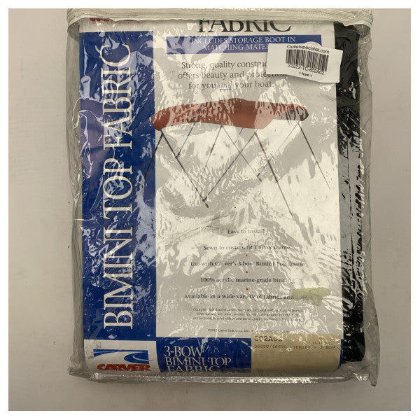 Carver 3 Bow bimini canvas topp blå - 602A02