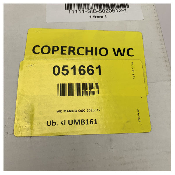 مقعد المرحاض الكهربائي أوسكولاتي 12 فولت (لاحظ المقعد فقط) - 5020512