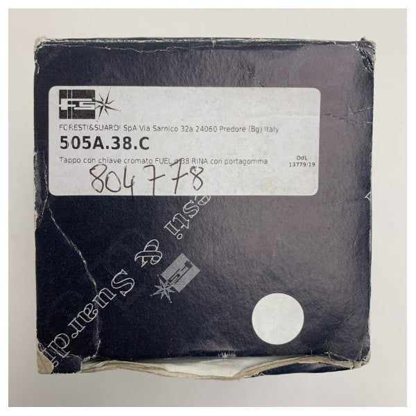 Foresti Suardi 505A.38.C messing 38 mm påfyldning af brændstofdæk
