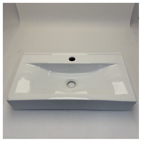 Steeler Yachts 7061-60 Modern Yacht Washbasin - White Marine Sink
