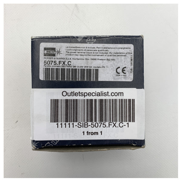 Точковий світильник Foresti Suardi Sextans з нержавіючої сталі - 5075.FX.C-1