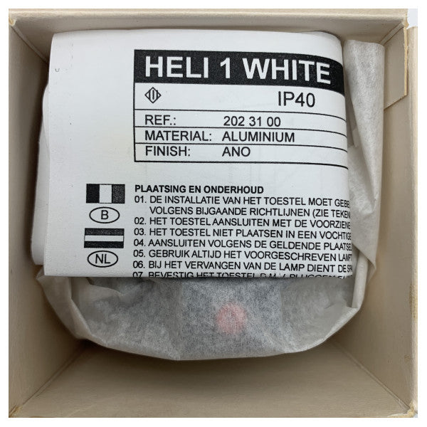 DeltaLight Heli 1 square light white stairs light