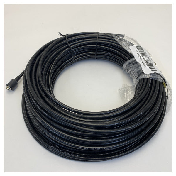 Naval 202002 RG6 koaksialkabel med F-kontaktsett 50M