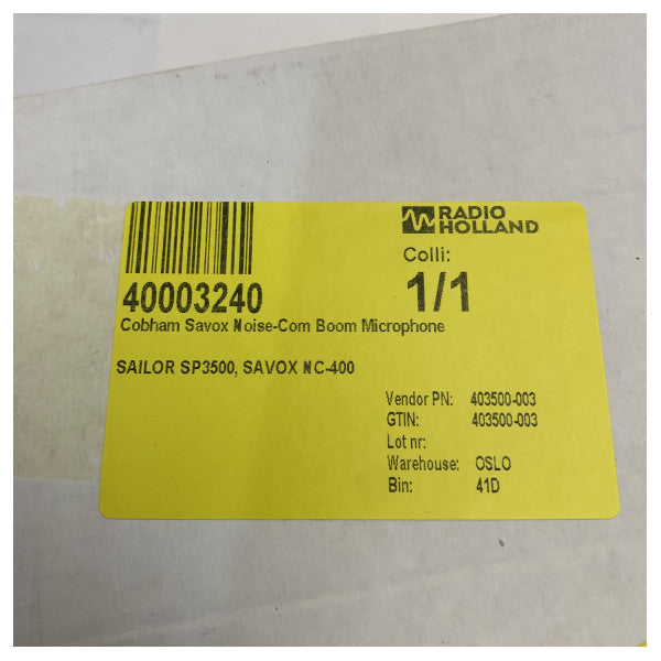 Savox K51020 Brannmann Hjelm Mikrofonmodul