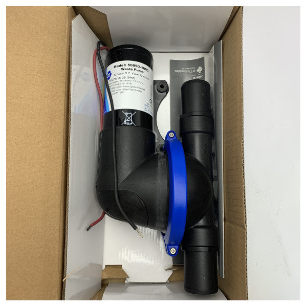 Jabsco 50890-1000 svart vannpumpe 38 mm 12v