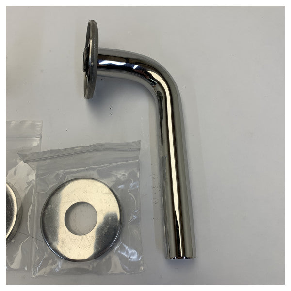 Manija de puerta Formani BASICS LB3-19-1 de acero inoxidable con roseta