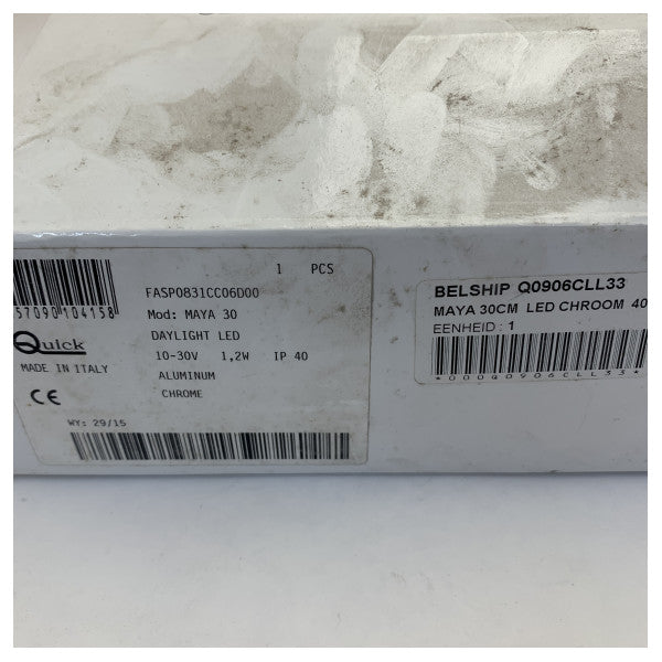 Lumière de lecture LED Quick Maya 30 Daylight 12/24V 27 cm Chrome