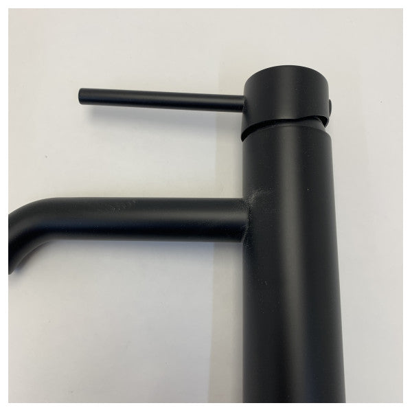 Single Lever Wasbasin Water Tap Black Coated - WK011